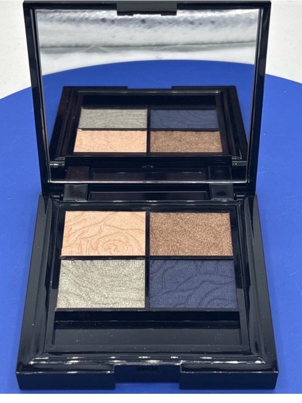 Laura Geller Rose Gold, Bronze, Silver & Navy 4-Color Eyeshadow Palette